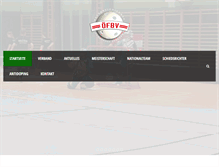 Tablet Screenshot of floorball.at